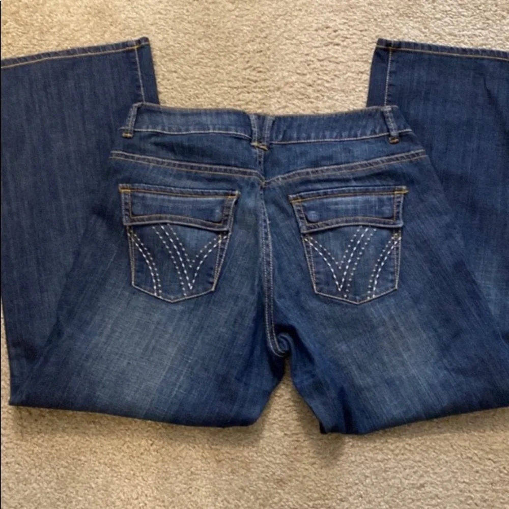 Venezia Jeans Boot Cut Dark Blue Denim - Picture 1 of 3
